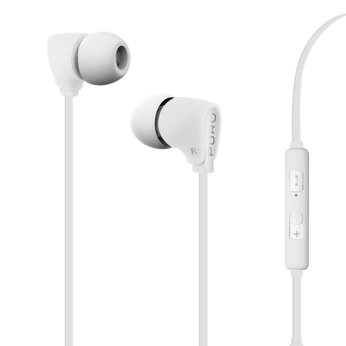 Fine Stereo Earphones with Anti-Tangle Cable