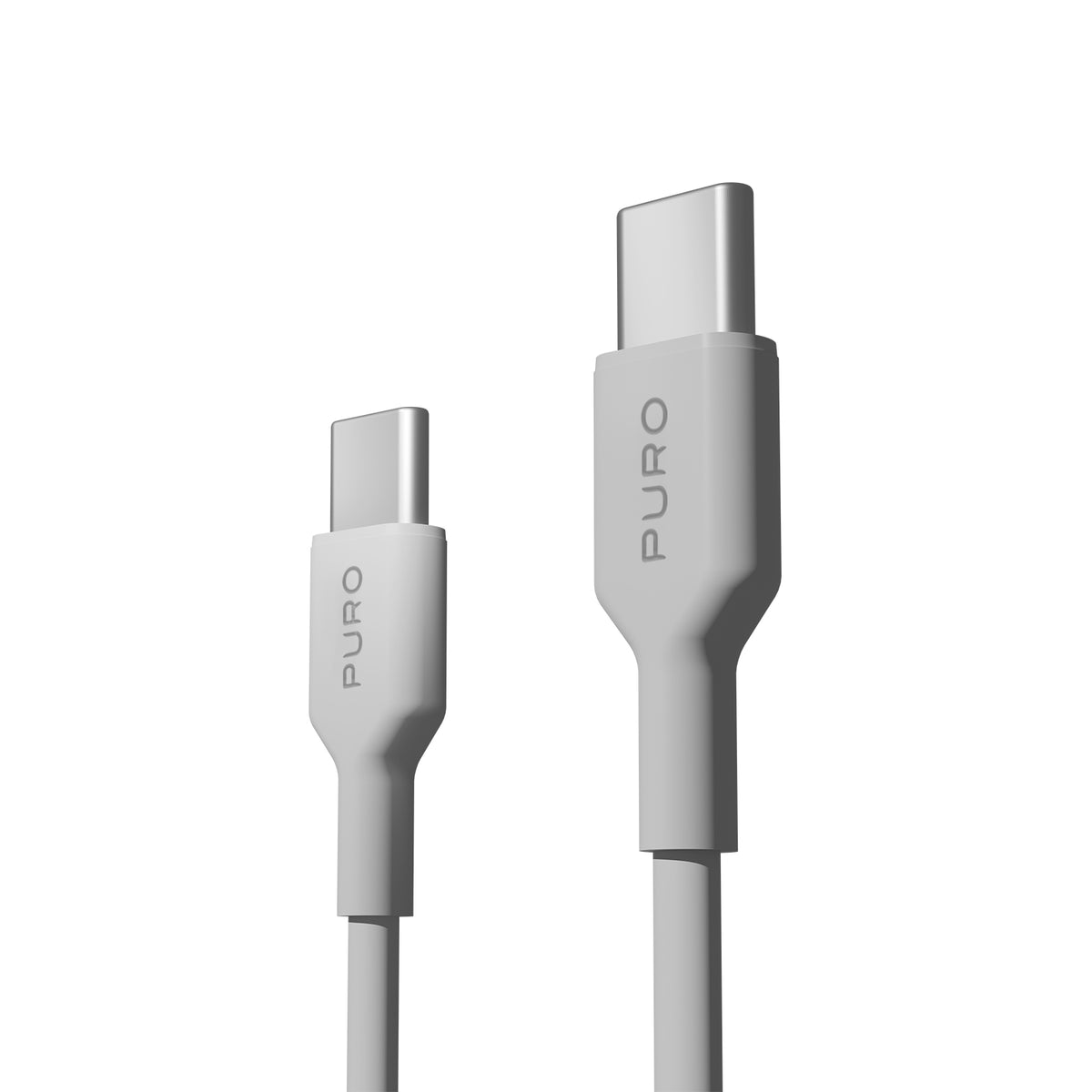 USB-C to USB-C Spiral cable in TPU, 1m