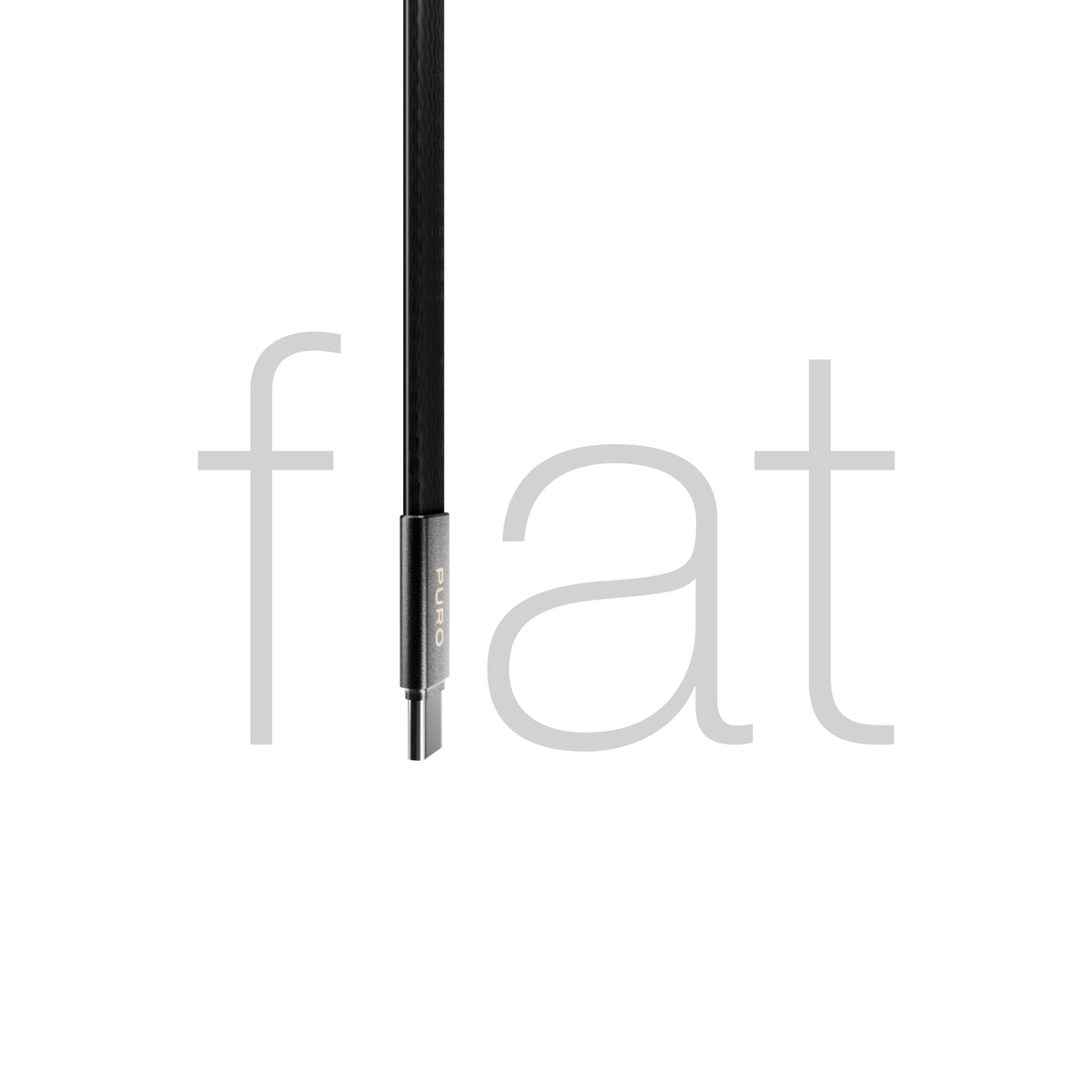 Cavo slim in tessuto intrecciato, da USB-C 2.0 a USB-C 2.0, 1m