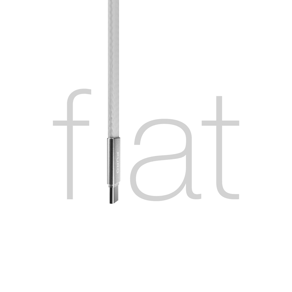 Cavo slim in tessuto intrecciato, da USB-C 2.0 a USB-C 2.0, 1m