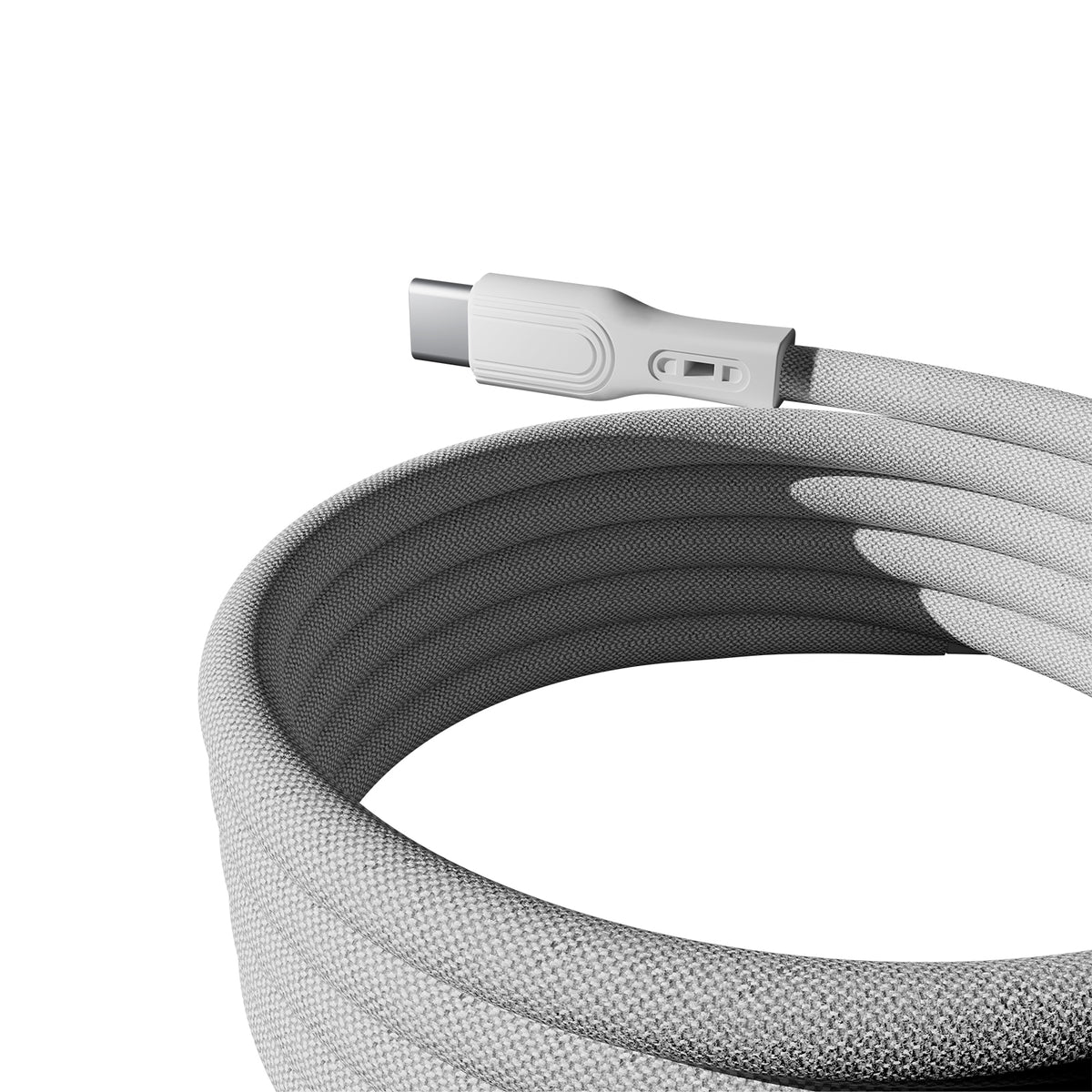 Câble magnétique enroulable USB‑C vers USB‑C 1 m