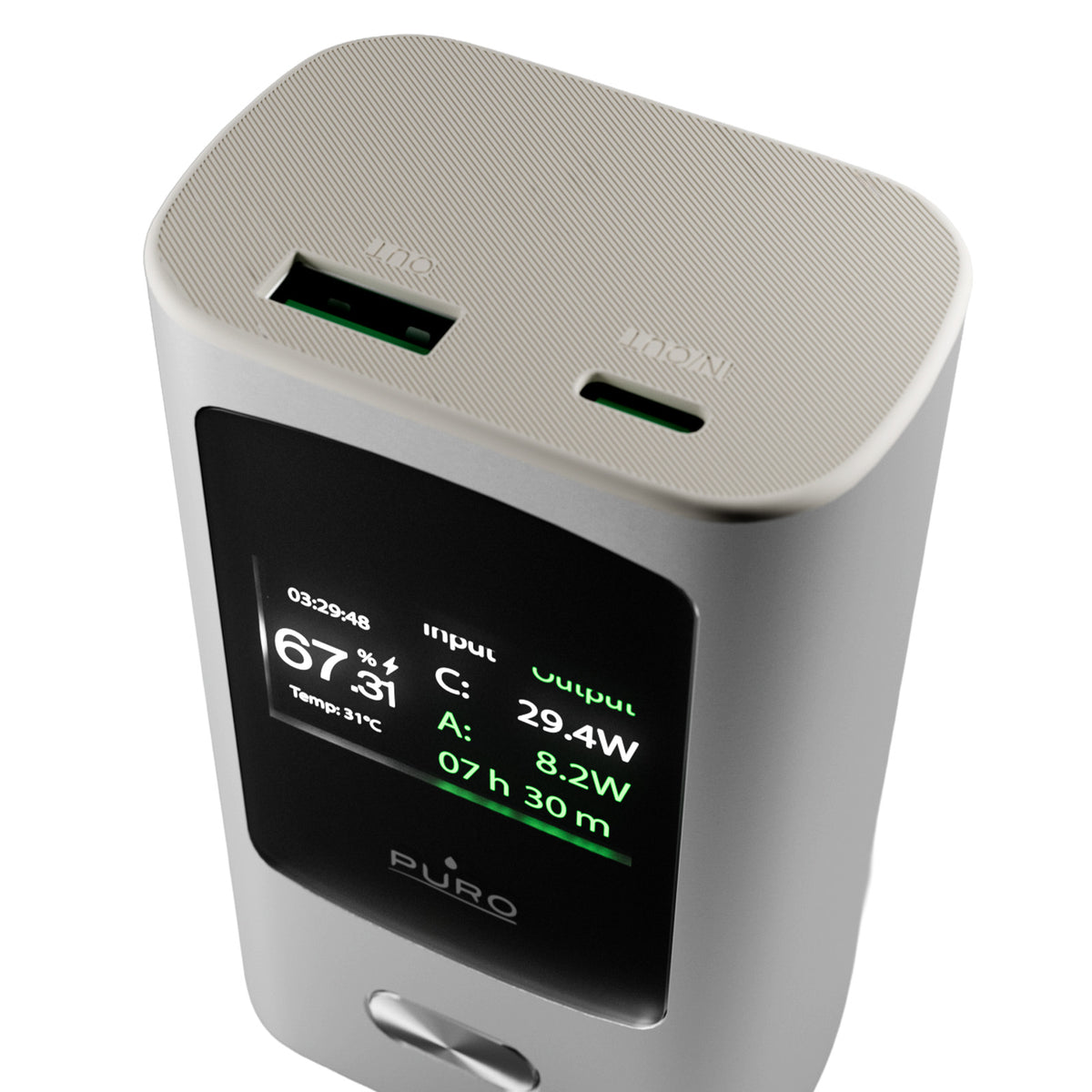 Power Bank avec écran 10000 mAh 45W