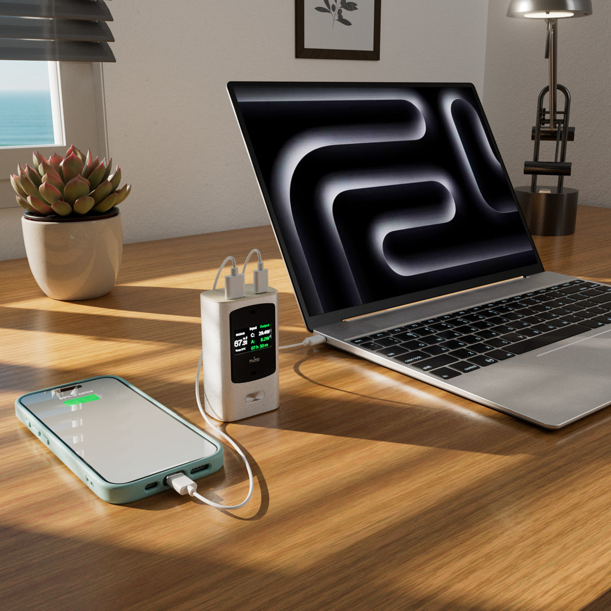 Power Bank avec écran 10000 mAh 45W