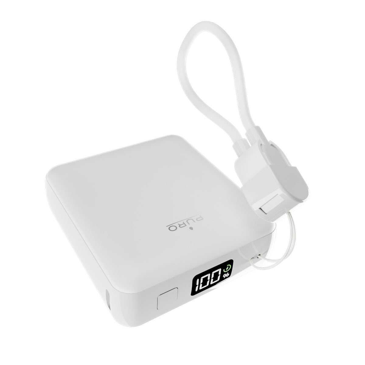 Power Bank 10000 mAh avec câble USB-C et écran LCD