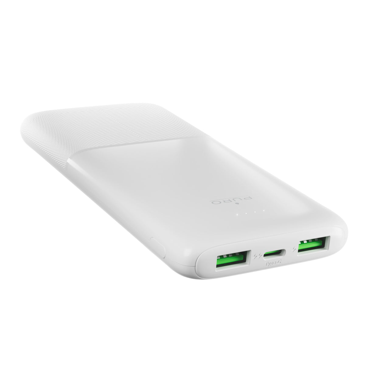 Power Bank 10.000 mAh con 2 porte USB-A e 1 USB-C