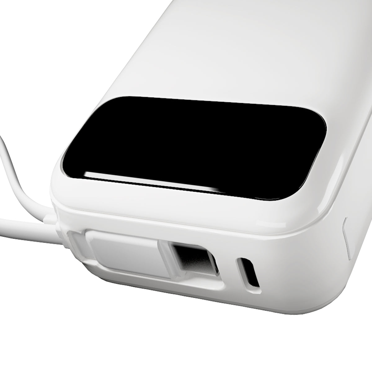 Power bank 10000 mAh 20W LCD Power Duo 10, con cavi integrati e display