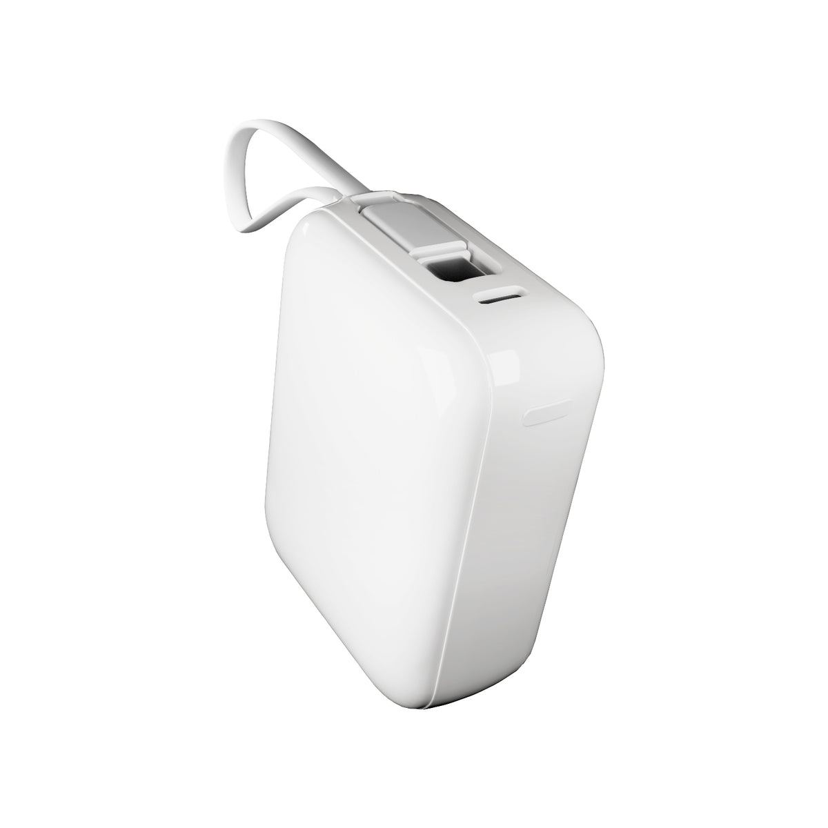 Power bank 10000 mAh 20W LCD Power Duo 10, con cavi integrati e display