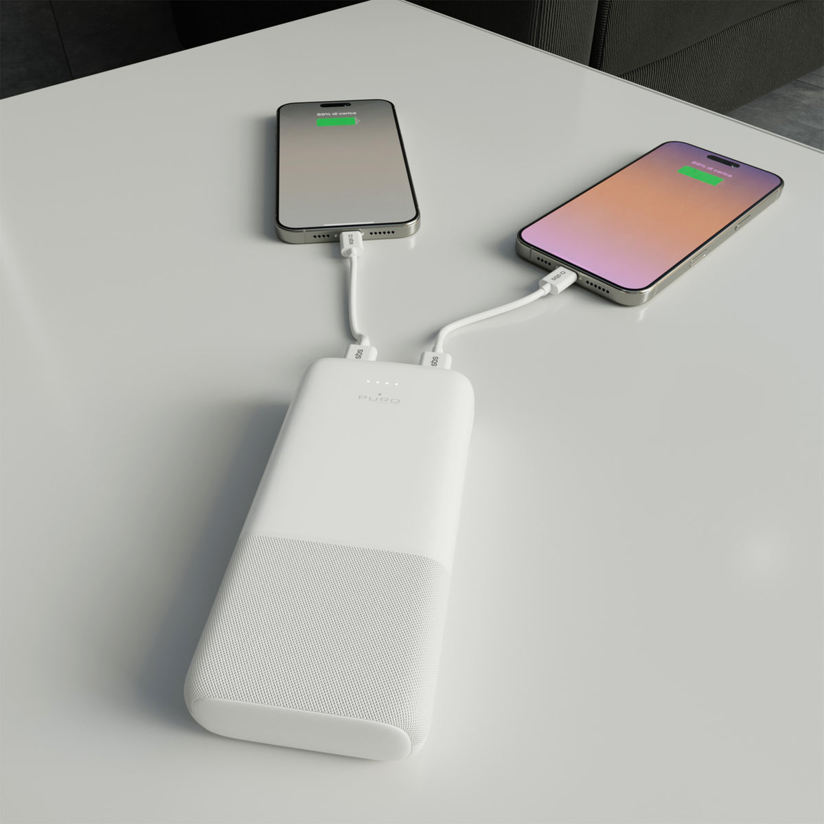 Powerbank 20000mAh con 2 porte USB-A e 1 USB-C