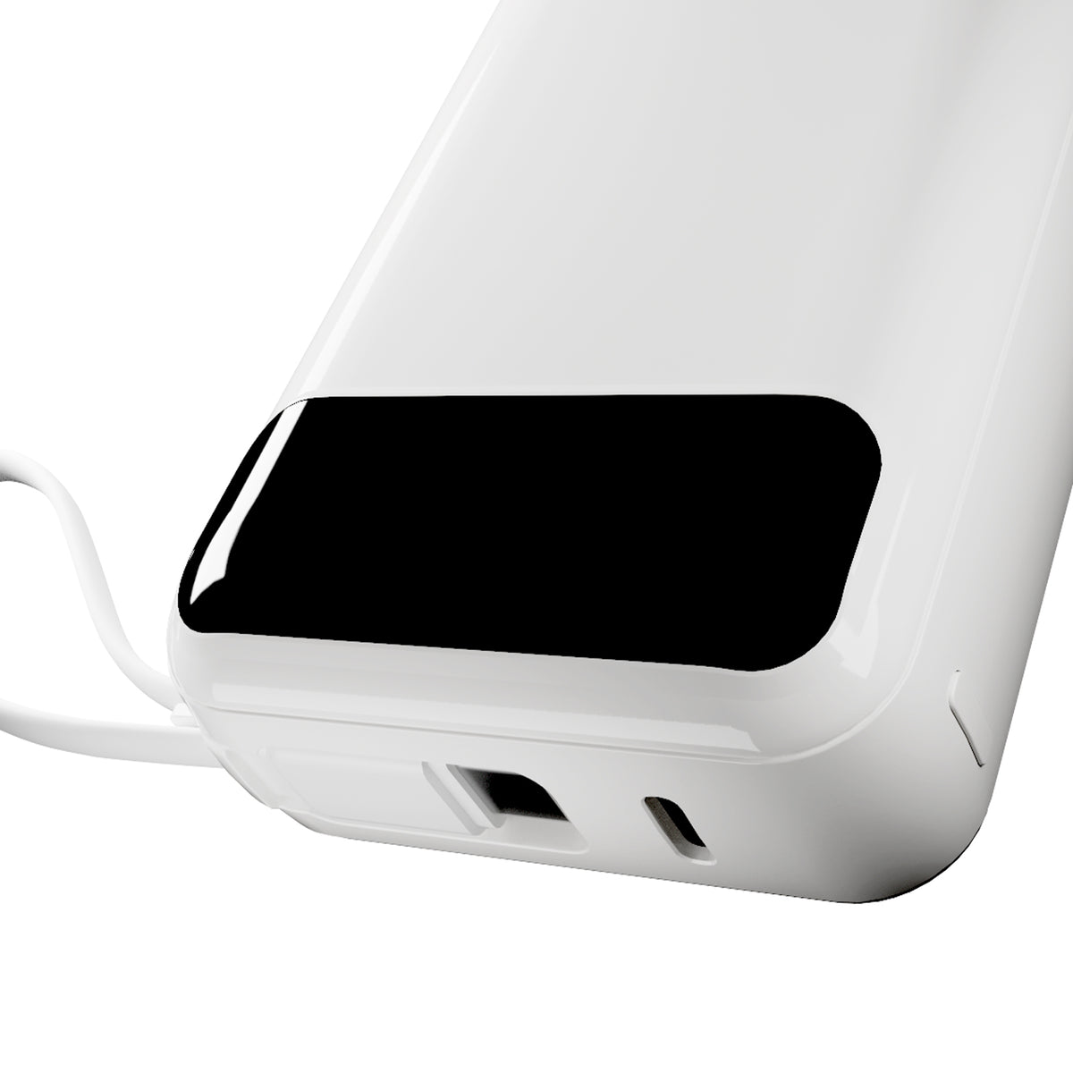 Power bank 20000 mAh 45W con display LCD e cavi integrati