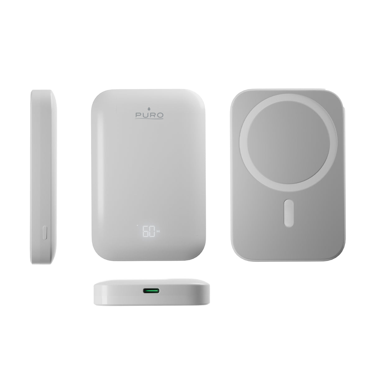 Power Bank Mag compatibile MagSafe 5000 mah con display LCD