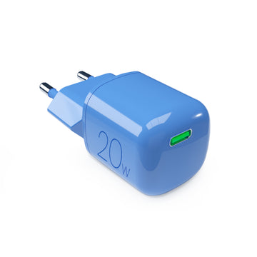 Caricabatterie da parete con tecnologia GAN da 20W con porta USB-C – Blue Lagoon