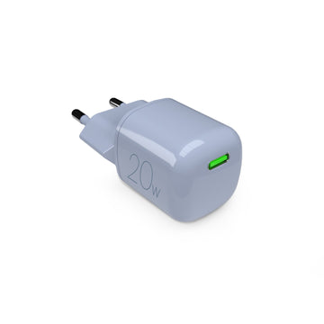 Caricabatterie da parete con tecnologia GAN da 20W con porta USB-C – Powder Blue