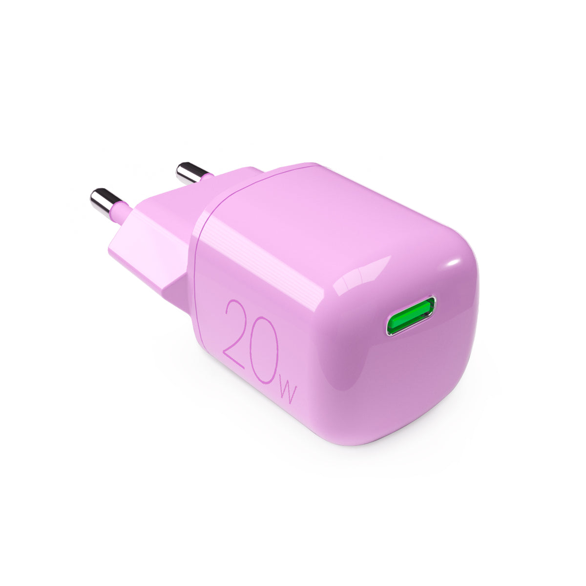 Caricabatterie da parete con tecnologia GAN da 20W con porta USB-C