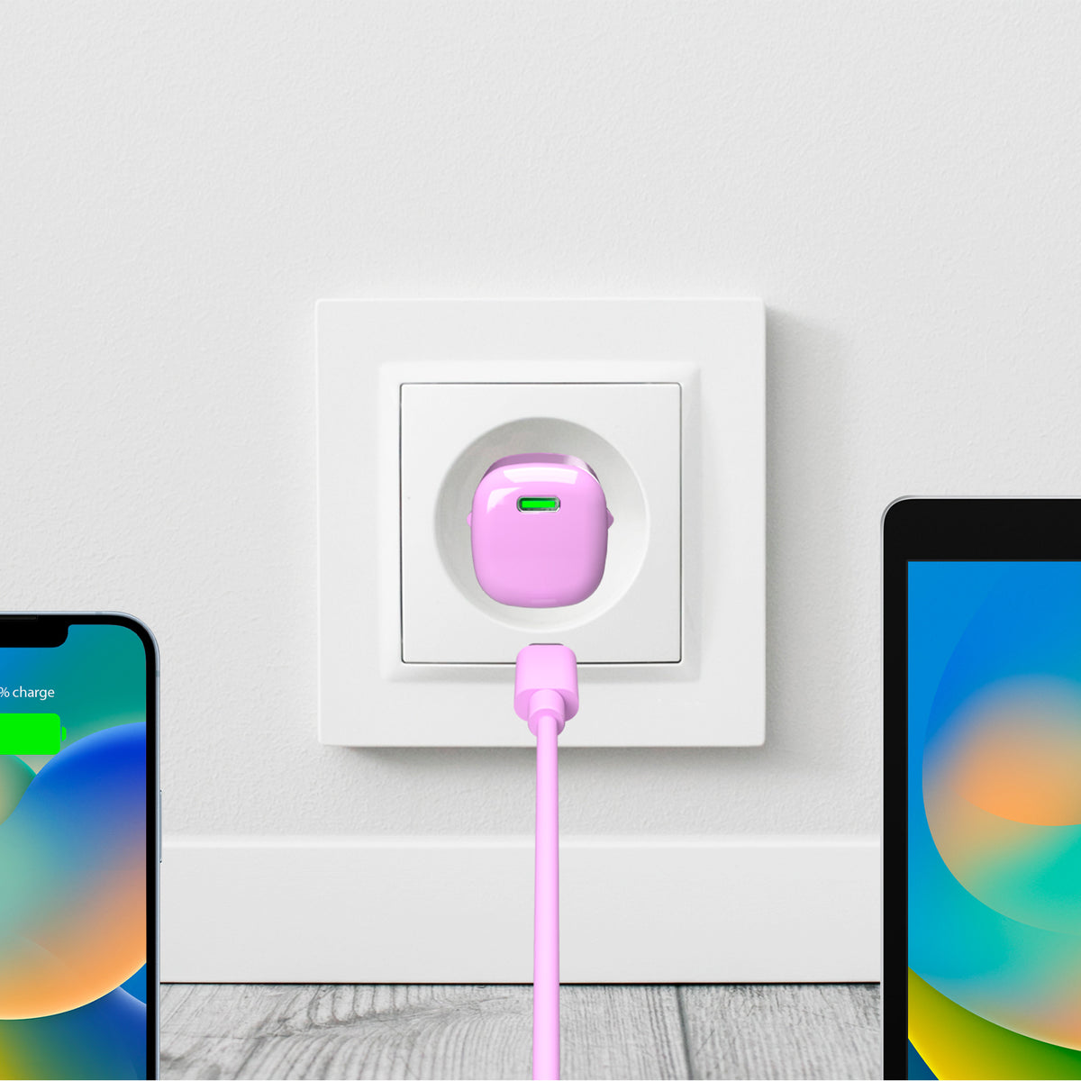 Caricabatterie da parete con tecnologia GAN da 20W con porta USB-C