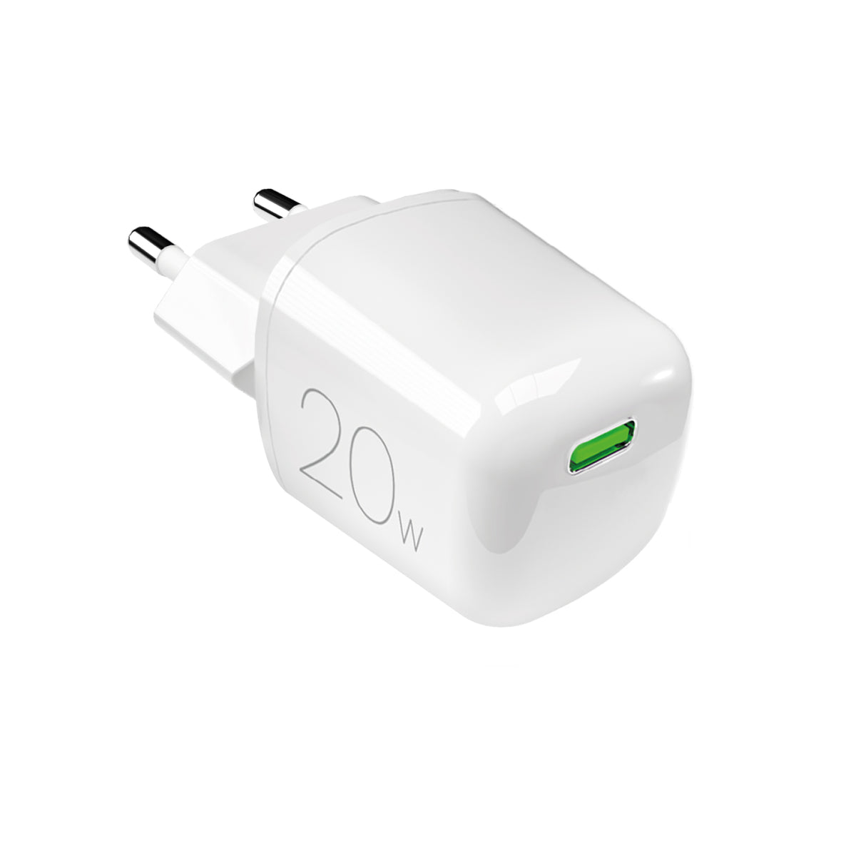 Caricabatterie da parete con tecnologia GAN da 20W con porta USB-C