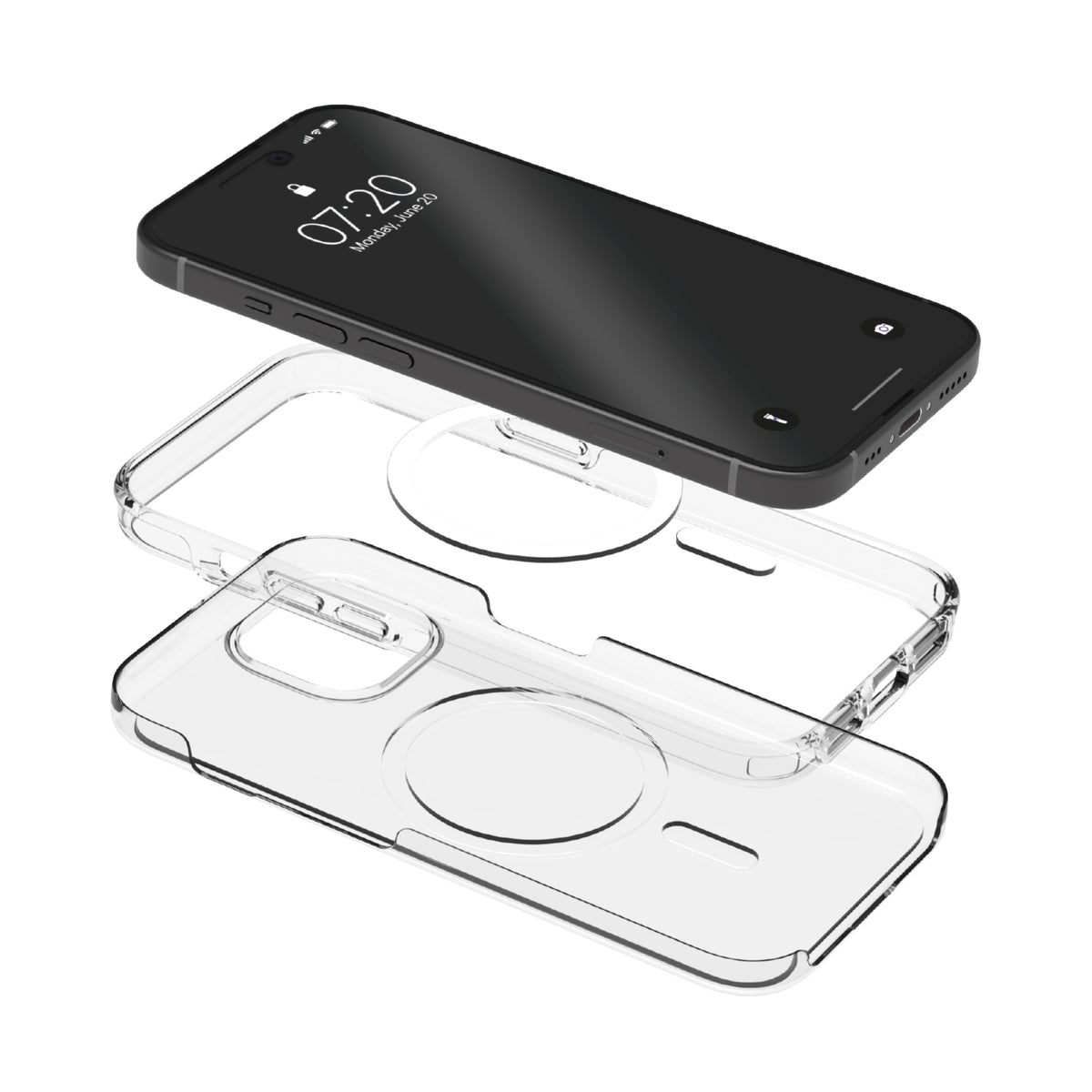 Cover Impact Clear D3O® Bio iPhone 15 Plus