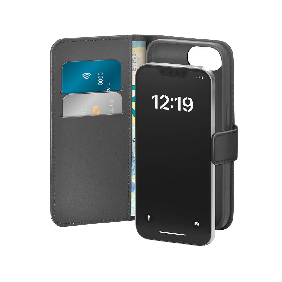 Étui portefeuille avec support pour iPhone 17e/16e