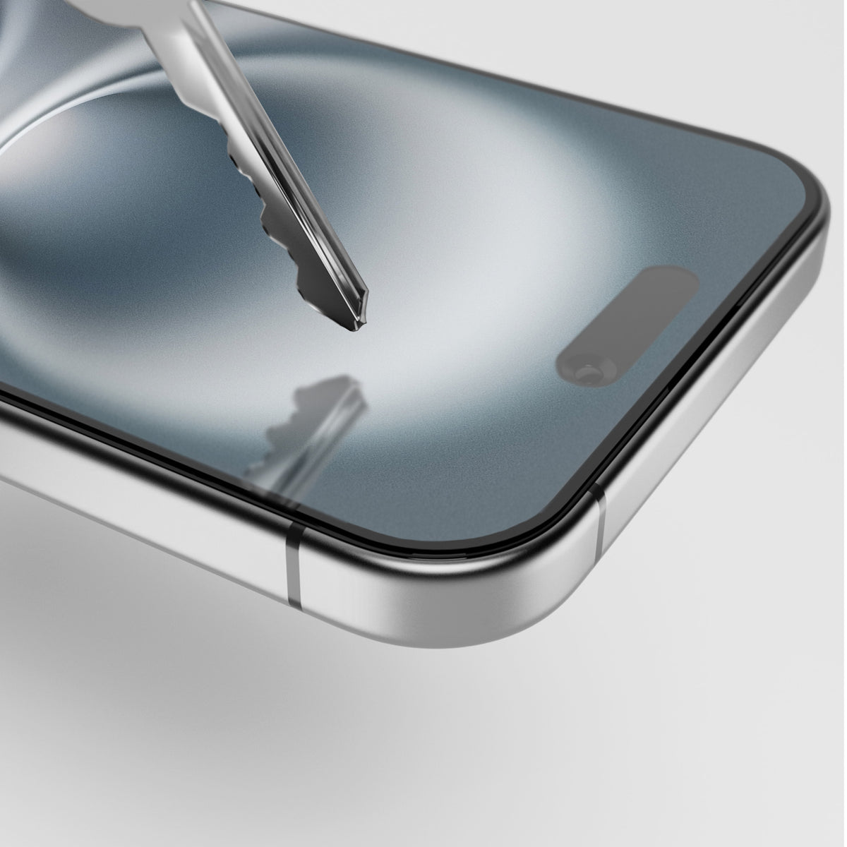 Tempered Glass with Frame with Applicator Included for iPhone 16 Plus