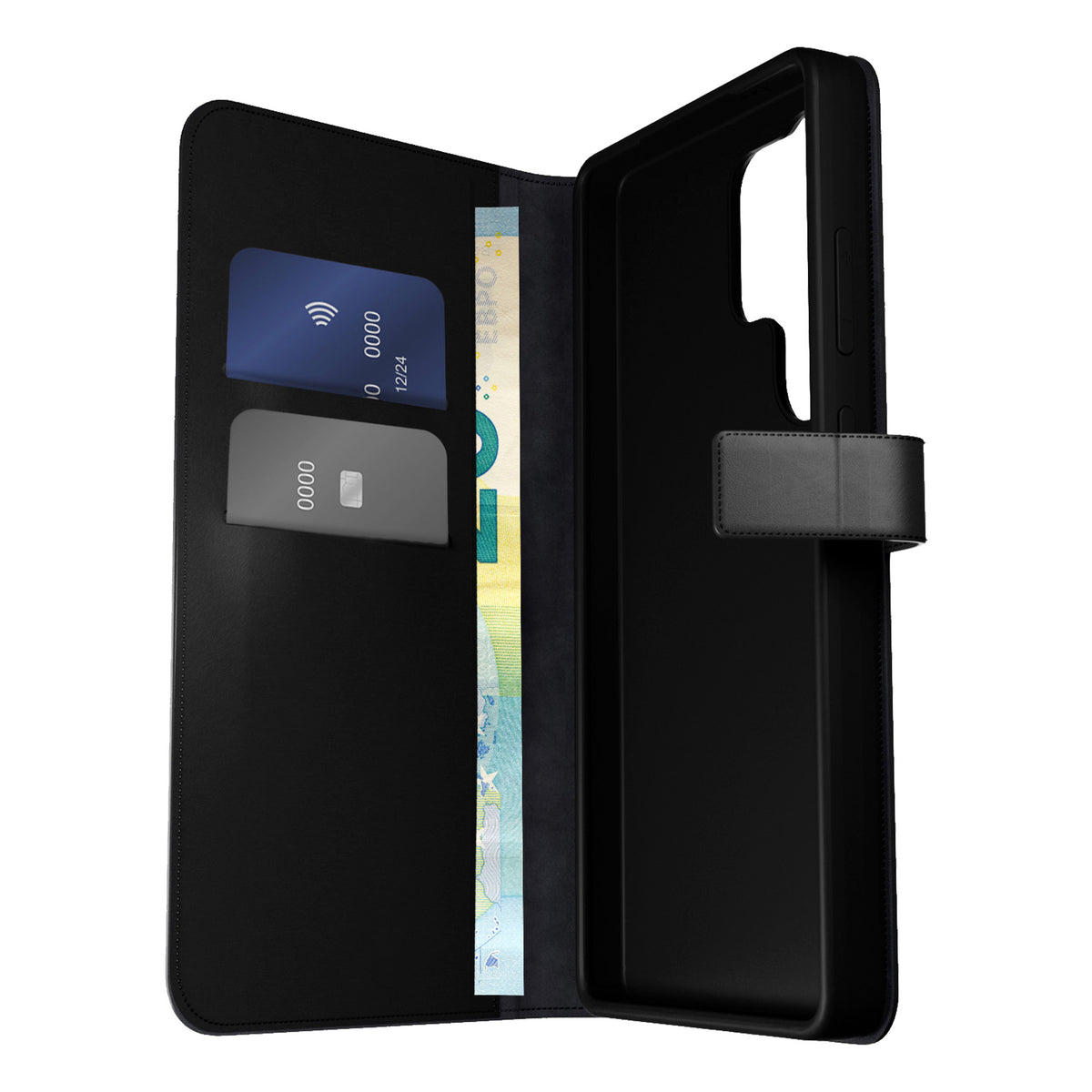 Étui portefeuille avec support pour Samsung S26 Ultra