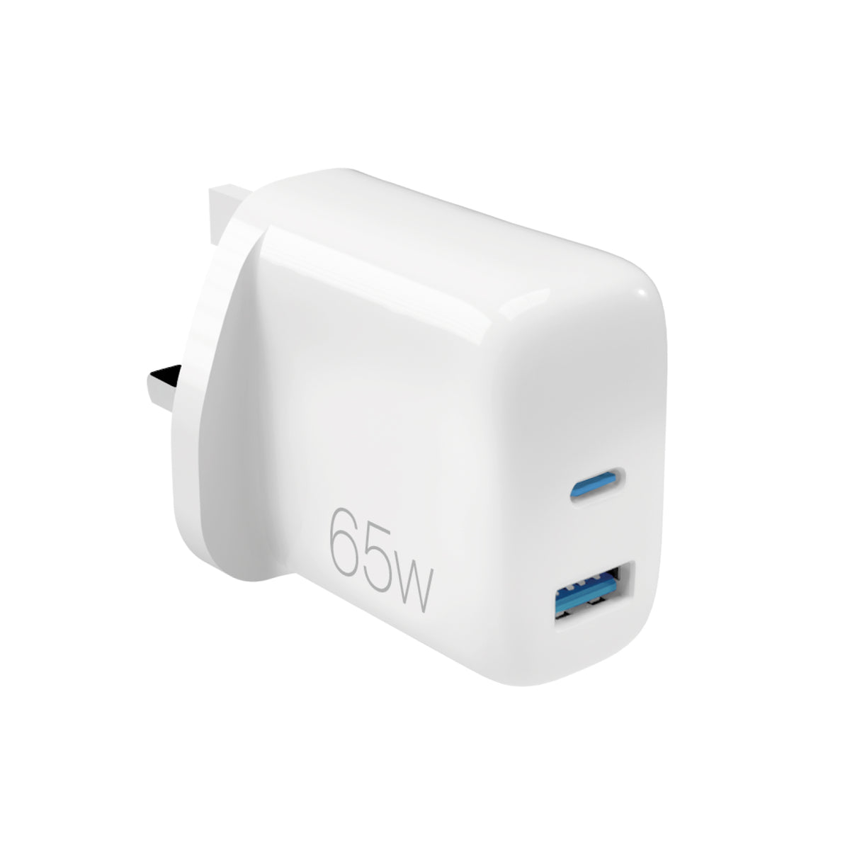 Caricabatterie da parete MiniPro 65W USB-C e USB-A– tecnologia GAN UK