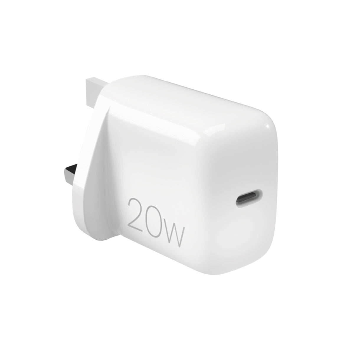 Compact wall charger Nano with 20W USB-C port UK