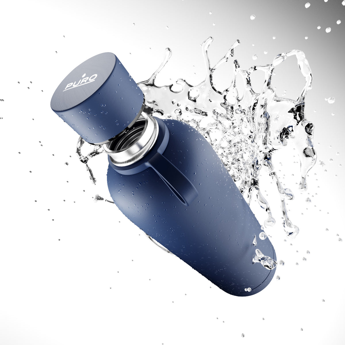 Gourde isotherme hermétique 500 ml "Hydro 5" en acier inoxydable