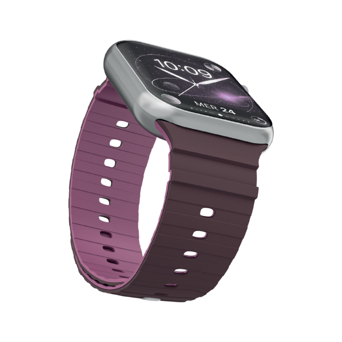 Cinturino di ricambio in silicone bicolore Blend per Apple Watch