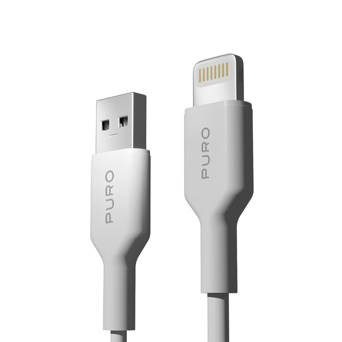 TPE cable from USB-A to lightning, 1m