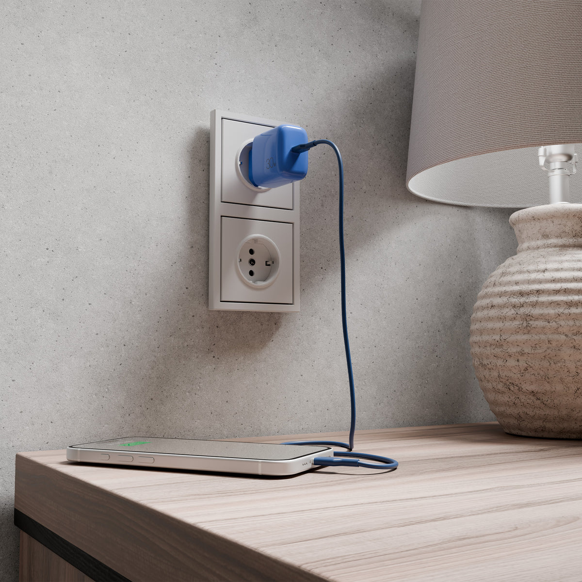 Cavo di ricarica e sincronizzazione Soft da USB-C a USB-C, 1,5m
