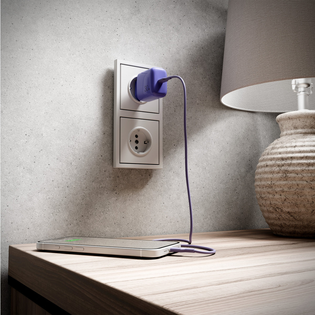 Cavo di ricarica e sincronizzazione Soft da USB-C a USB-C, 1,5m