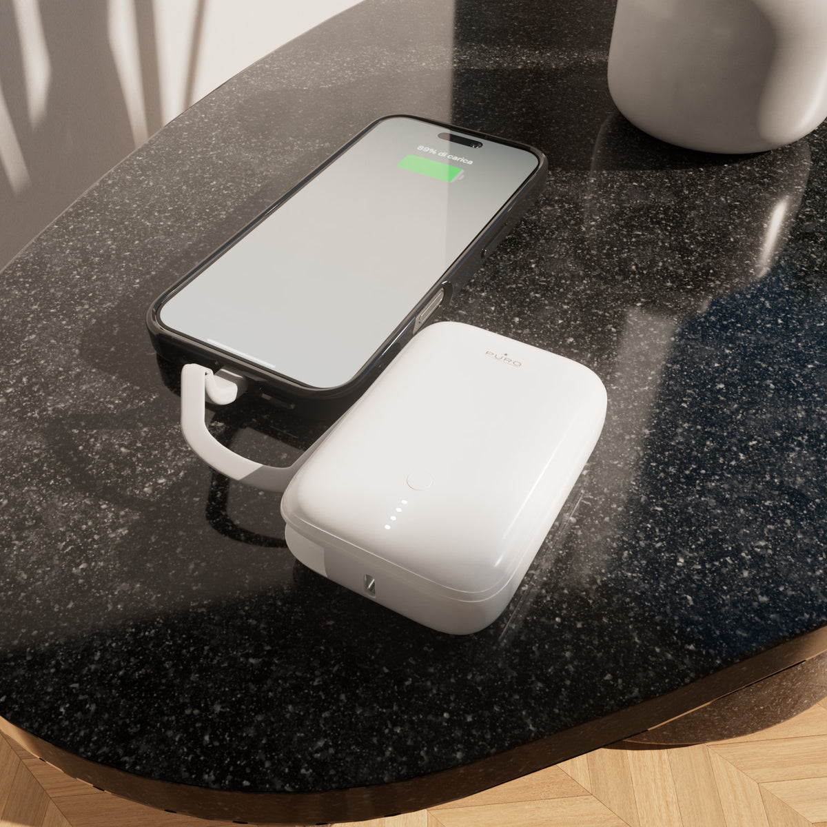 Power Bank “Power Link 10 Plus” 10000mAh con Cavo USB-C Integrato
