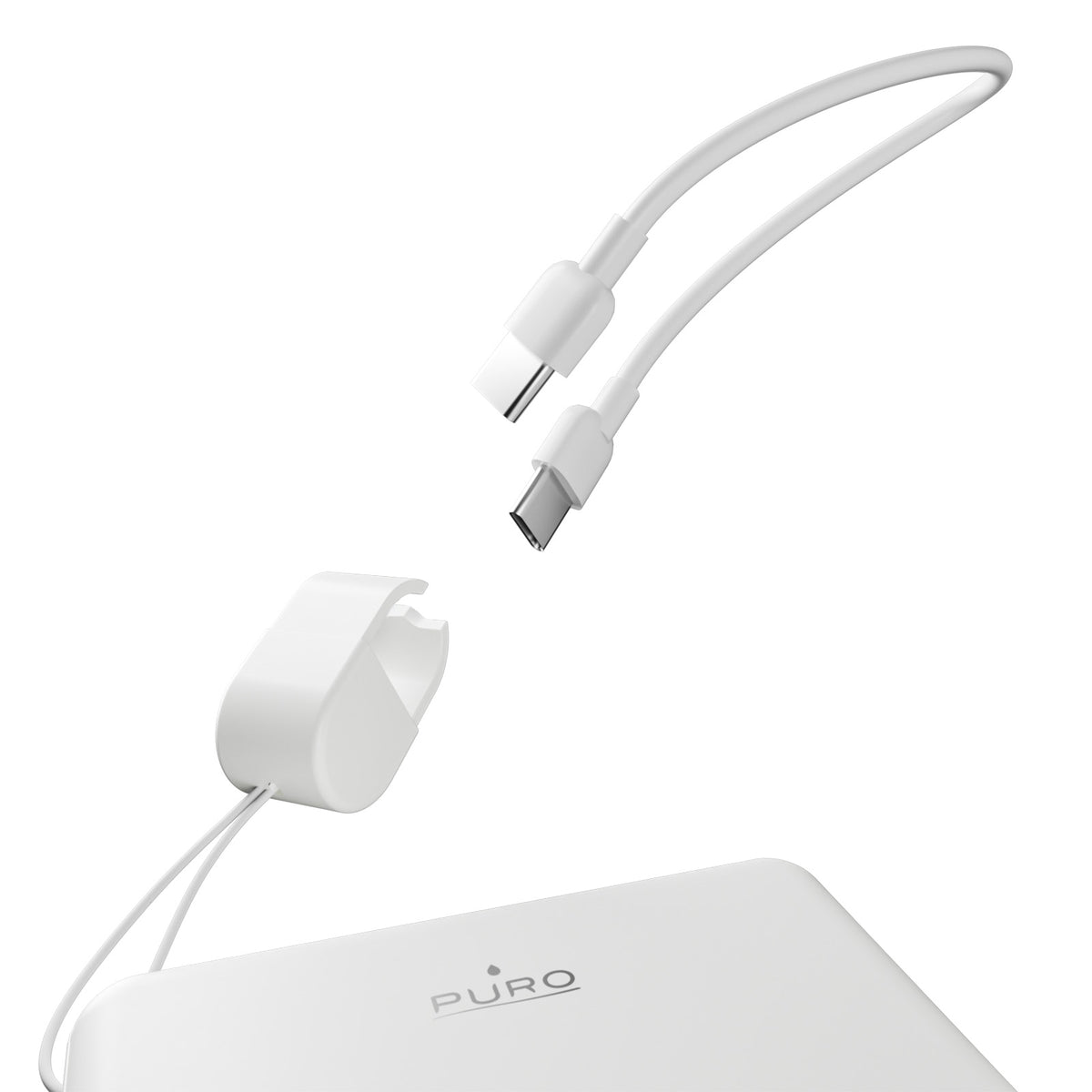 Powerbank “Power Cube 5” 5000mAh con porta USB-C e cavo rimovibile