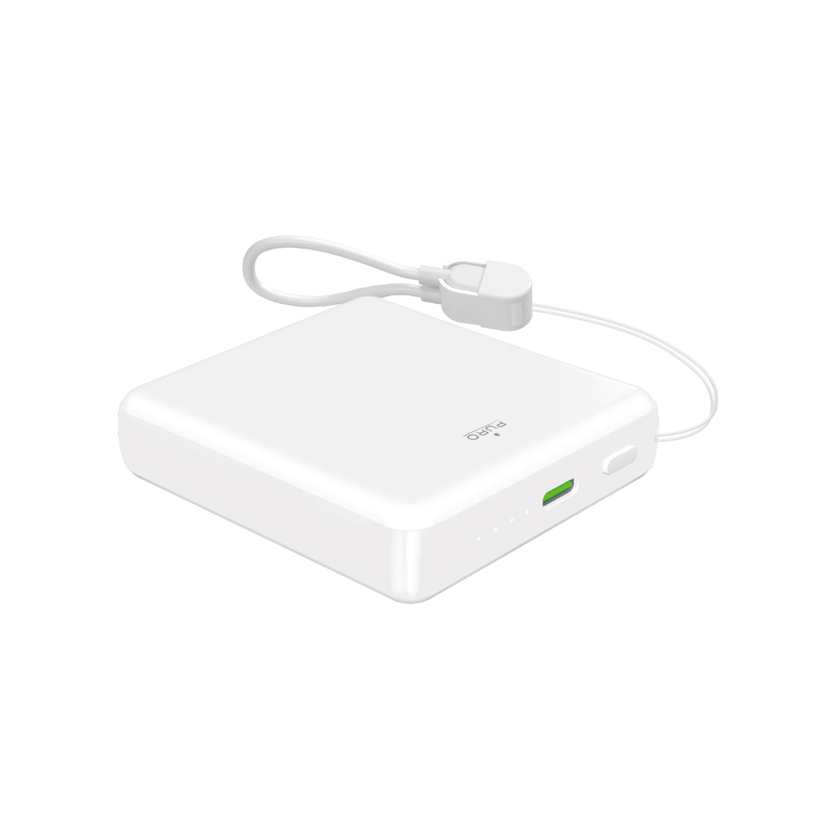 Powerbank “Power Cube 5” 5000mAh con porta USB-C e cavo rimovibile