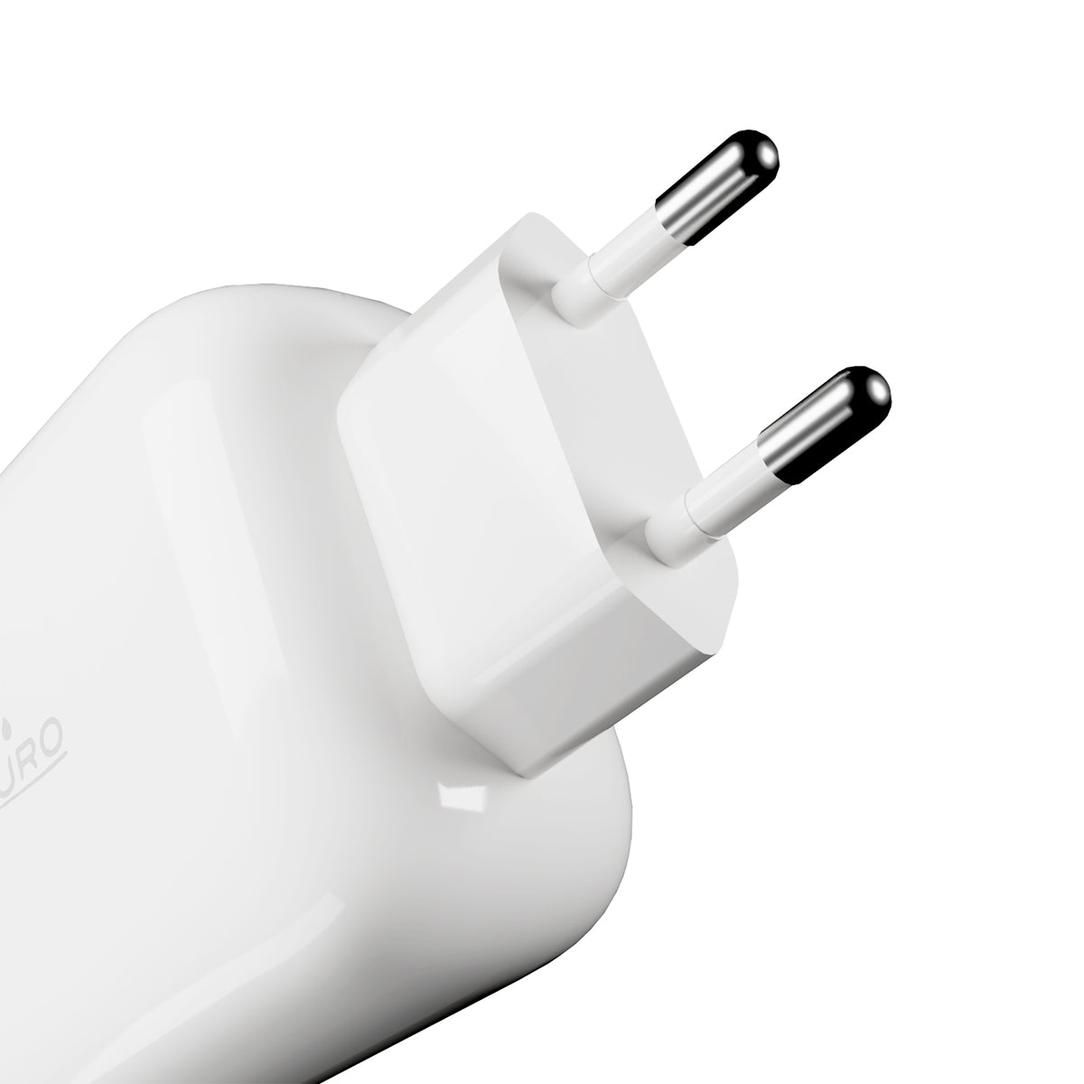  Chargeur GaN 65W avec câble USB‑C rétractable