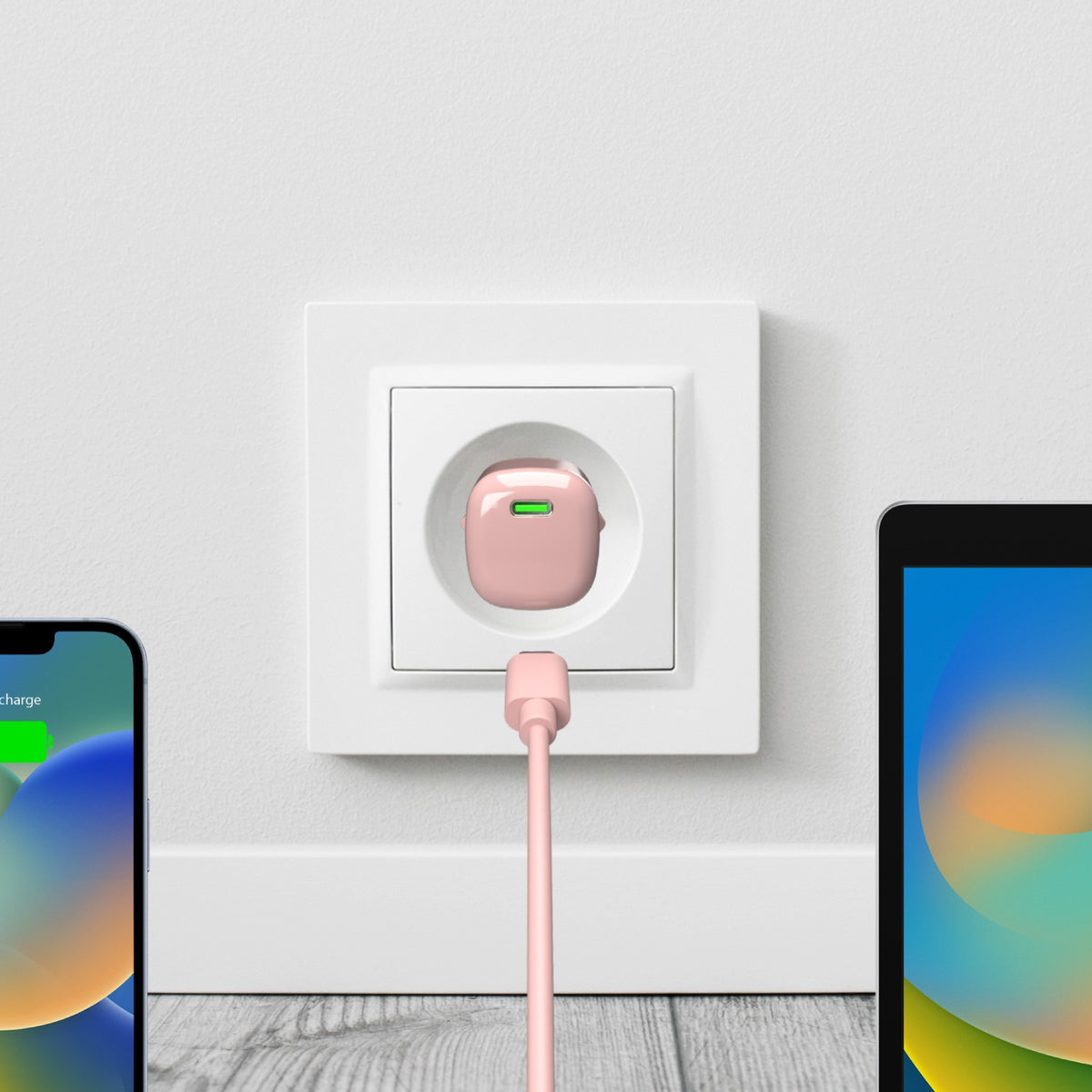 Caricabatterie da parete con tecnologia GAN da 20W con porta USB-C