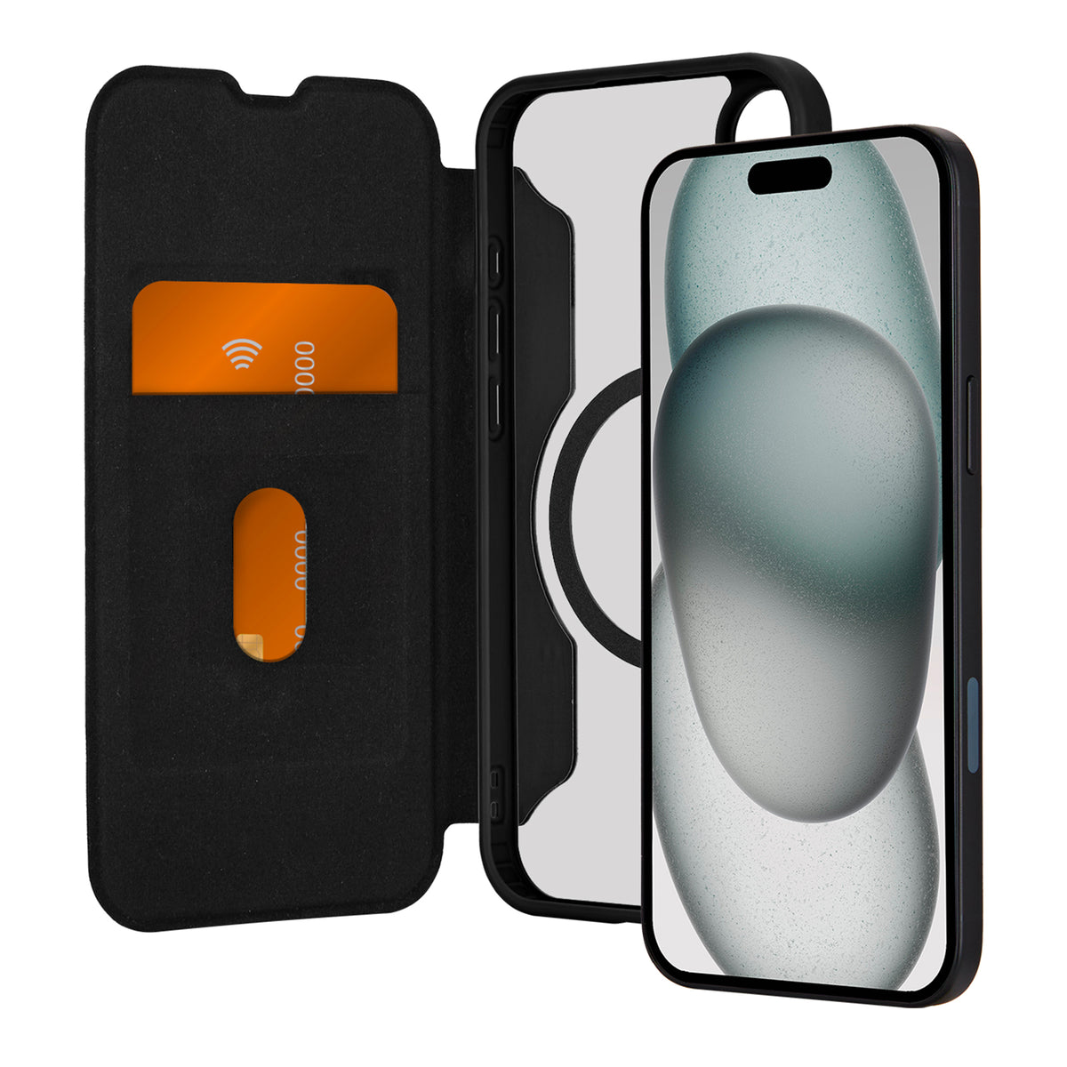 Custodia Book Mag 2 per iPhone 16 Plus
