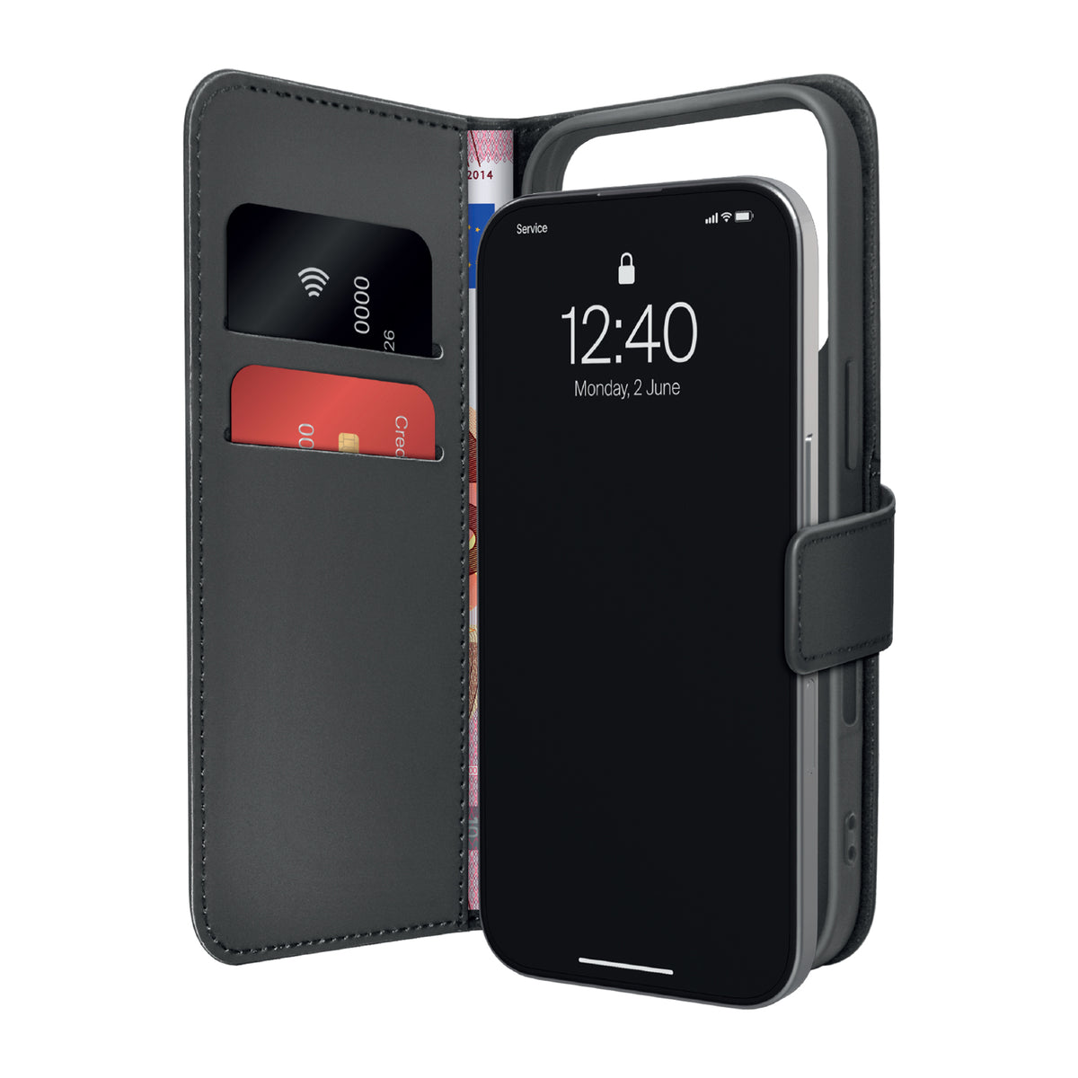 Custodia Wallet Stand per iPhone 18 Pro/17 Pro