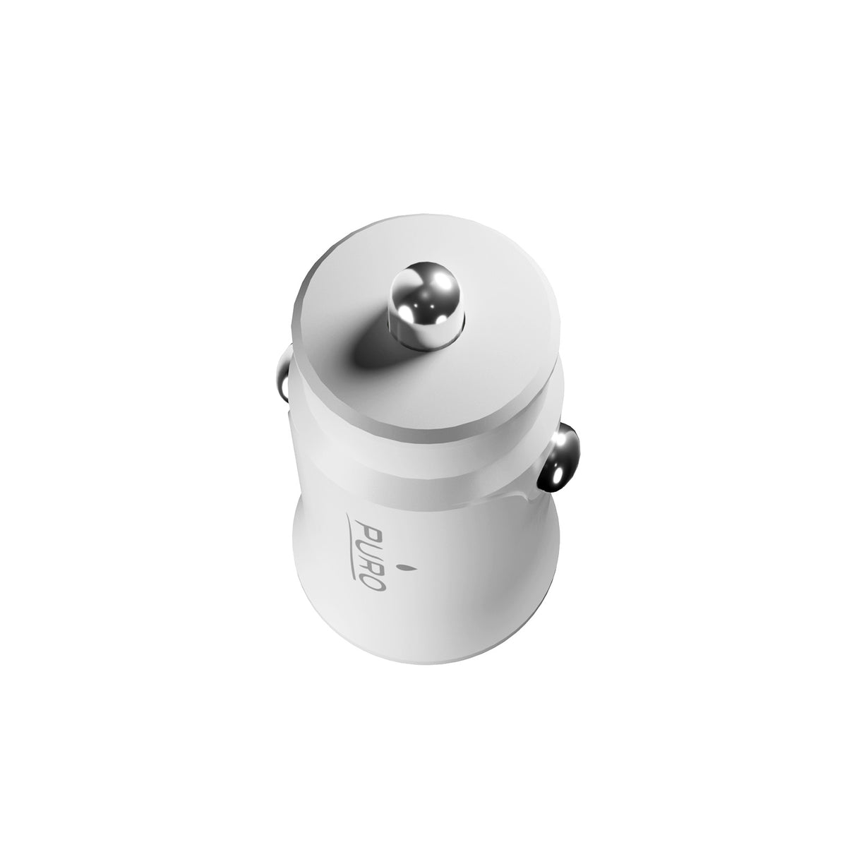 Pro Lite car charger with 1 USB-A port and 1 USB-C port