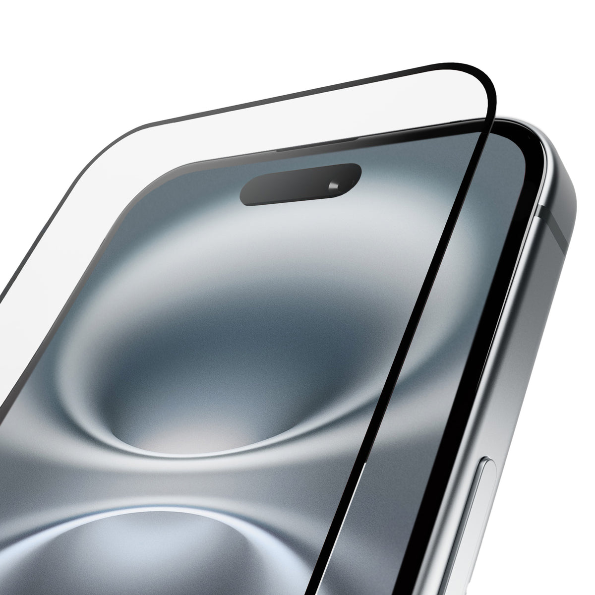 Tempered Glass with Frame with Applicator Included for iPhone 16 Plus