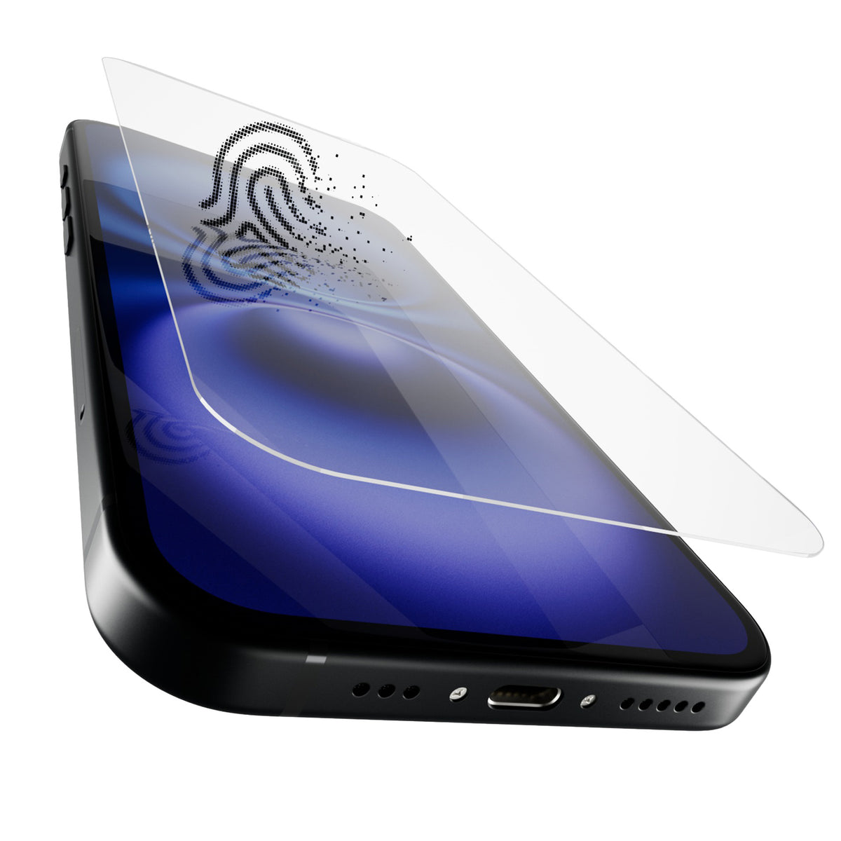 Verre trempé Clear pour iPhone 15 Plus et iPhone 16 Plus