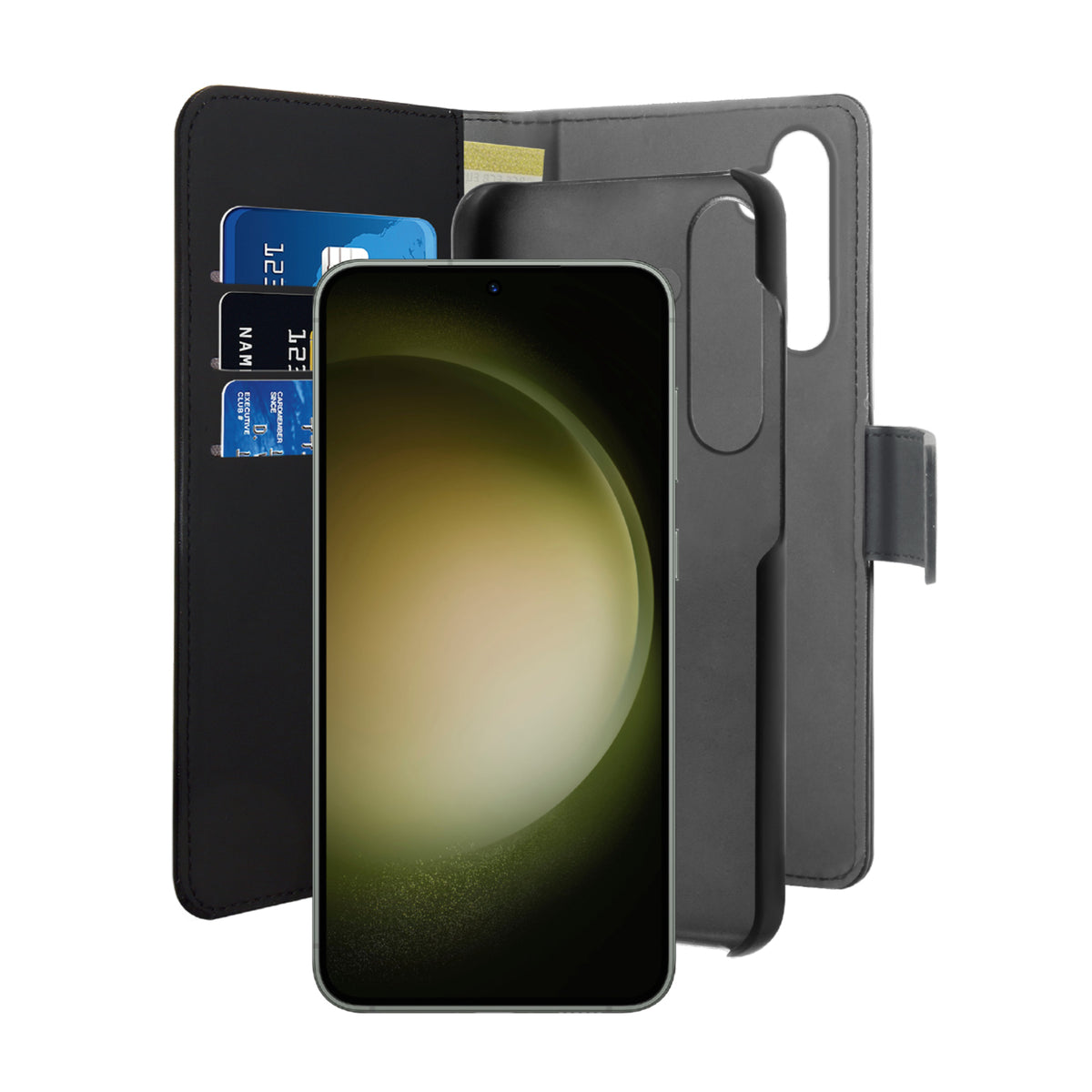 Custodia Wallet Detachable 2 in 1 per Samsung Galaxy S24+