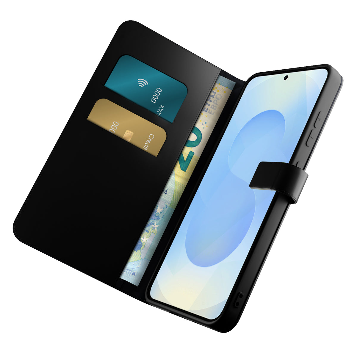 Custodia Wallet Stand per Samsung Galaxy S25+
