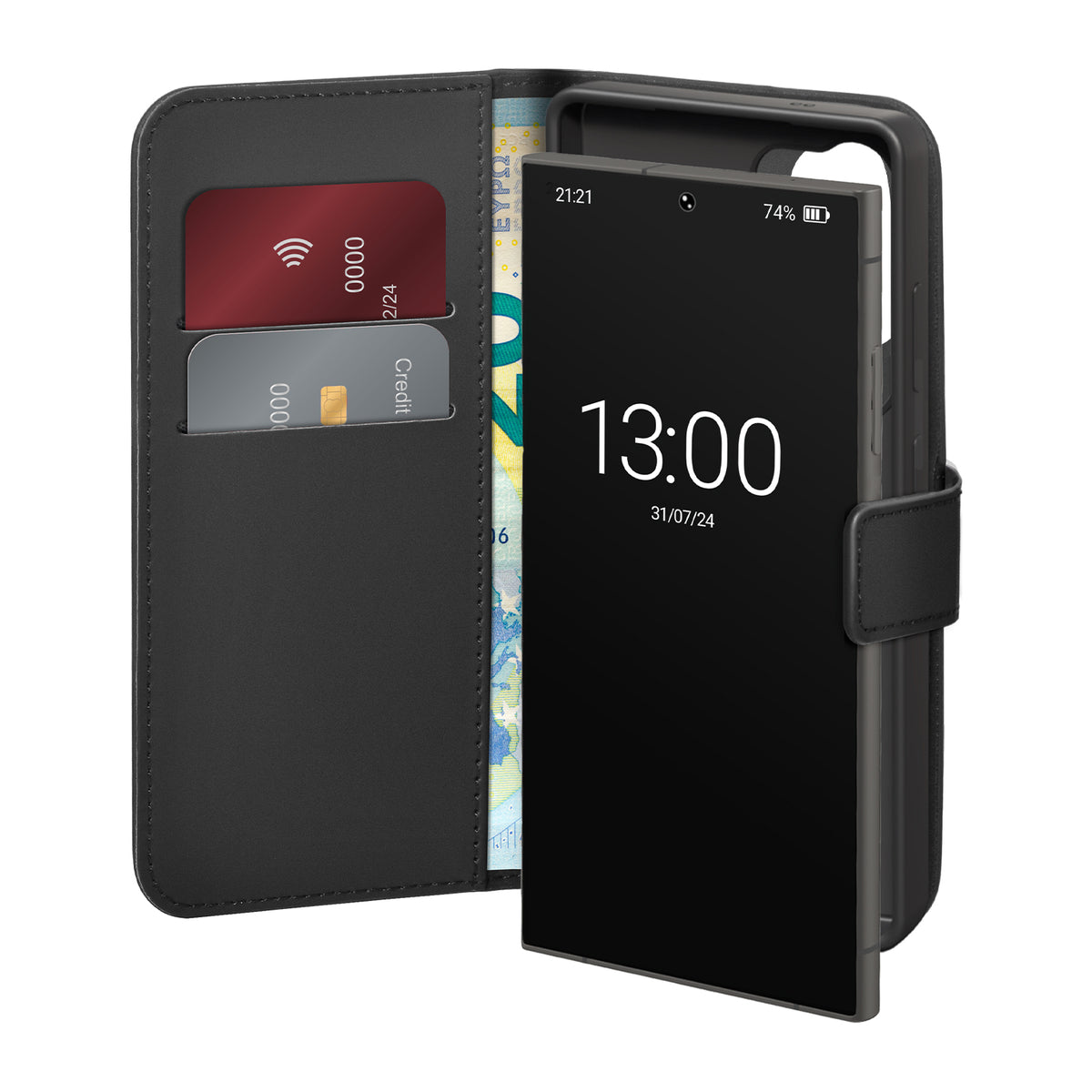 Custodia Wallet Stand per Samsung S26 Ultra