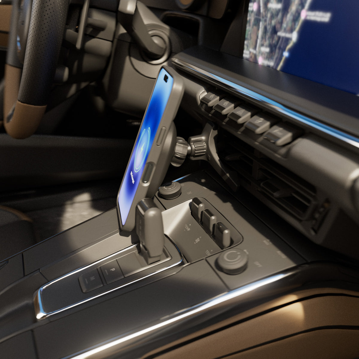 Supporto da auto magnetico con ricarica wireless Qi2 Power Mag Holder