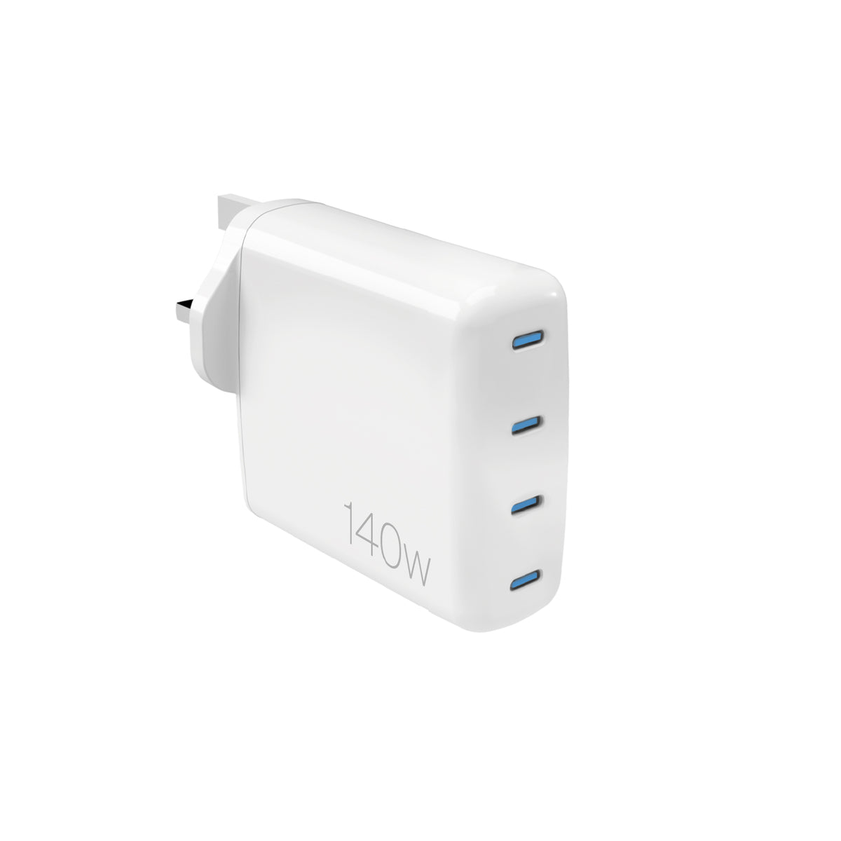 Chargeur mural MiniPro 140W avec technologie GAN : 4 ports USB-C UK