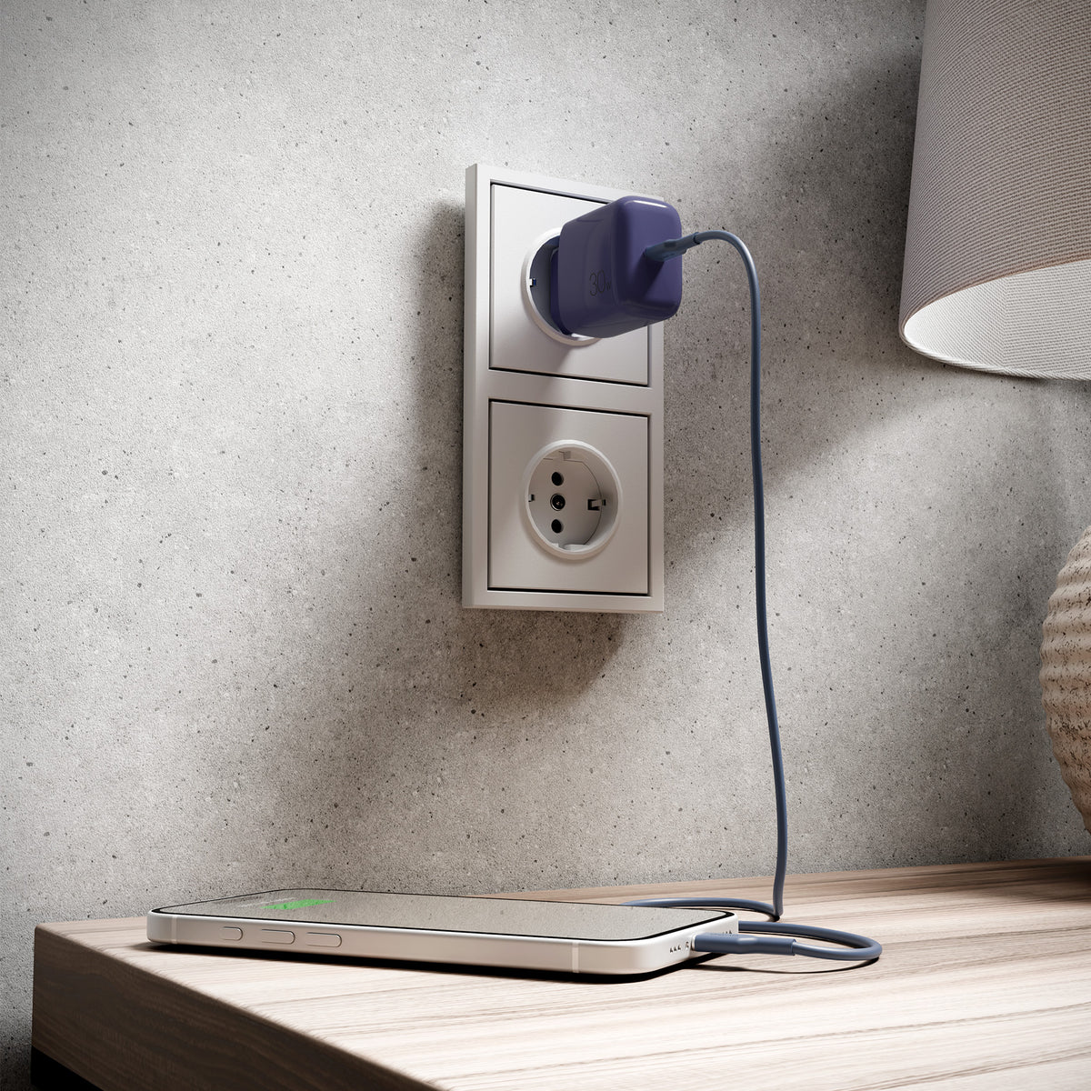 Chargeur mural DAILY 1 USB-C, 30W