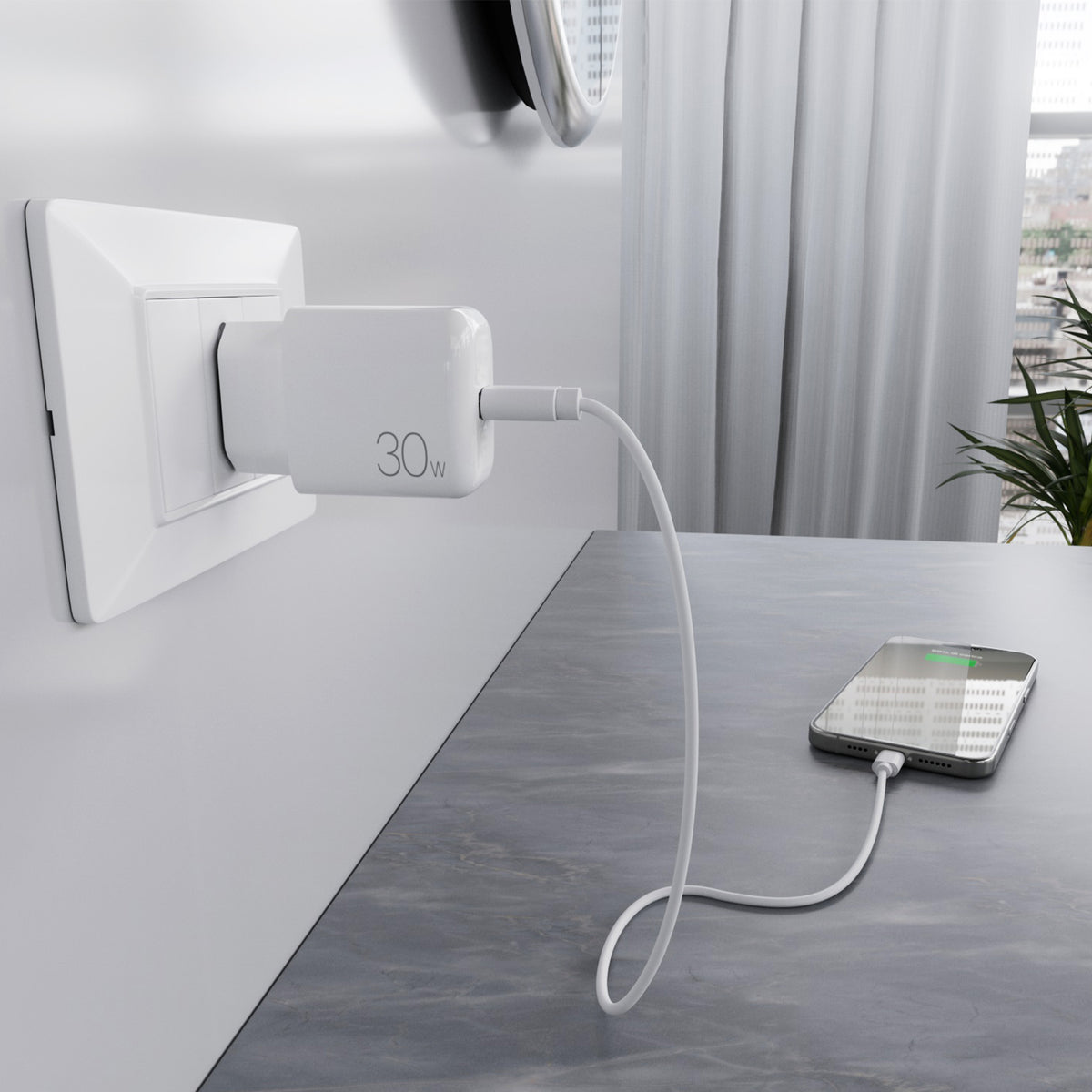 Chargeur mural DAILY 1 USB-C, 30W