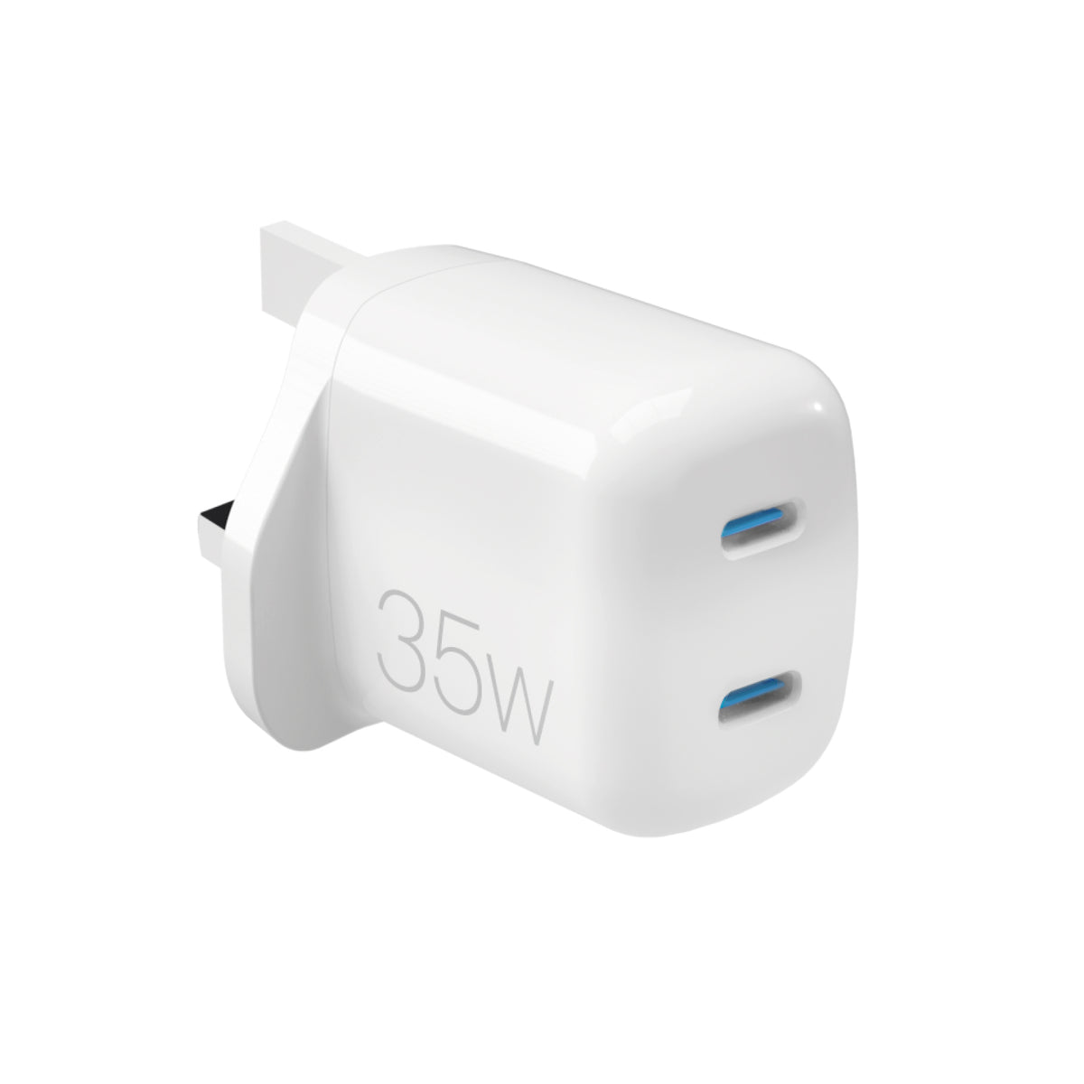 Chargeur mural MiniPro 35W à deux ports USB-C - Technologie GaN UK