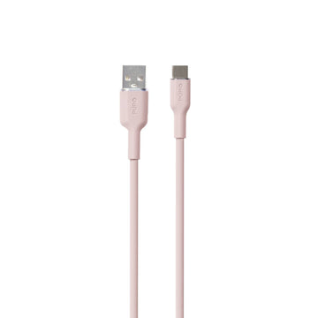 Cavo di ricarica e sincronizzazione SOFT da USB-A a USB-C 1,5m – Powder Pink