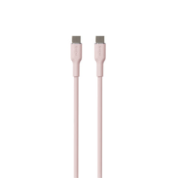 Cavo di ricarica e sincronizzazione SOFT da USB-C a USB-C 1,5m – Powder Pink